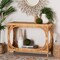 Bali & Pari Ramona Modern Bohemian Light Honey Rattan Console Table 238-13395-ZORO - alternate 8